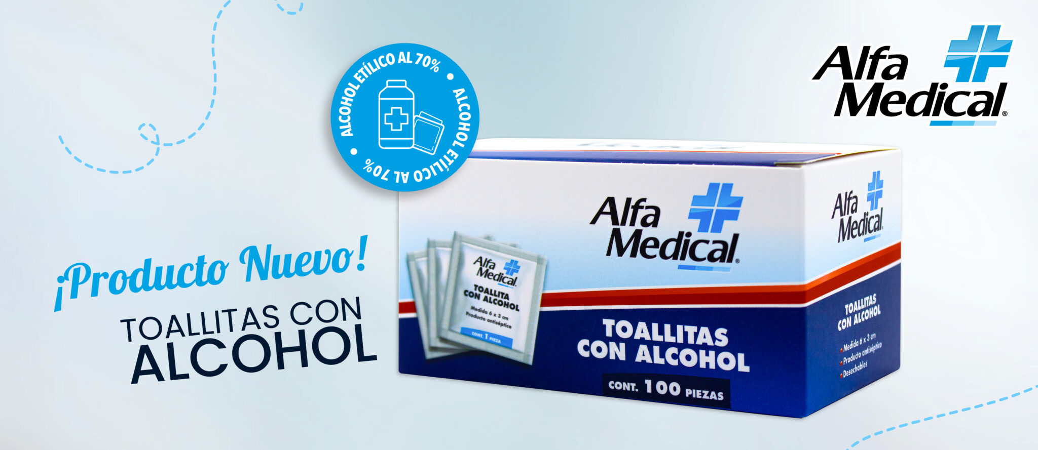 Toallitas con Alcohol